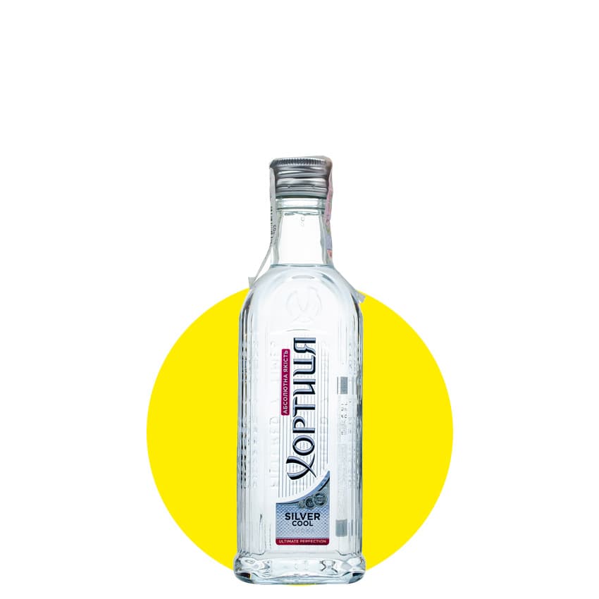 Горілка "Хортиця" Срібна прохолода 0,2л 40%