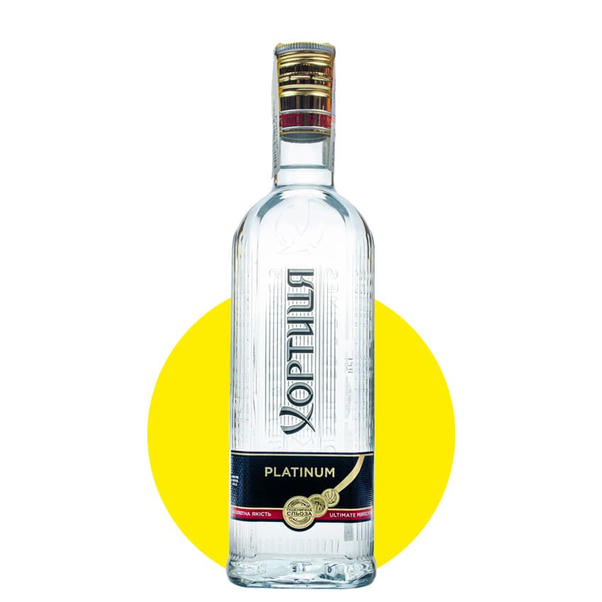 Горілка "Хортиця" Платінум 0,5л 40%