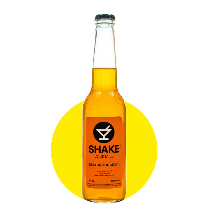 Напій слабоалкогольний "SHAKE" Секс на пляжі 0,33л 7%