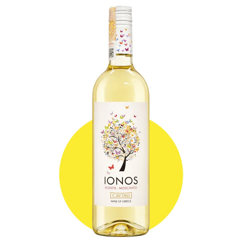 Вино "Cavino" IONOS біле сухе 0,75л 11,5%