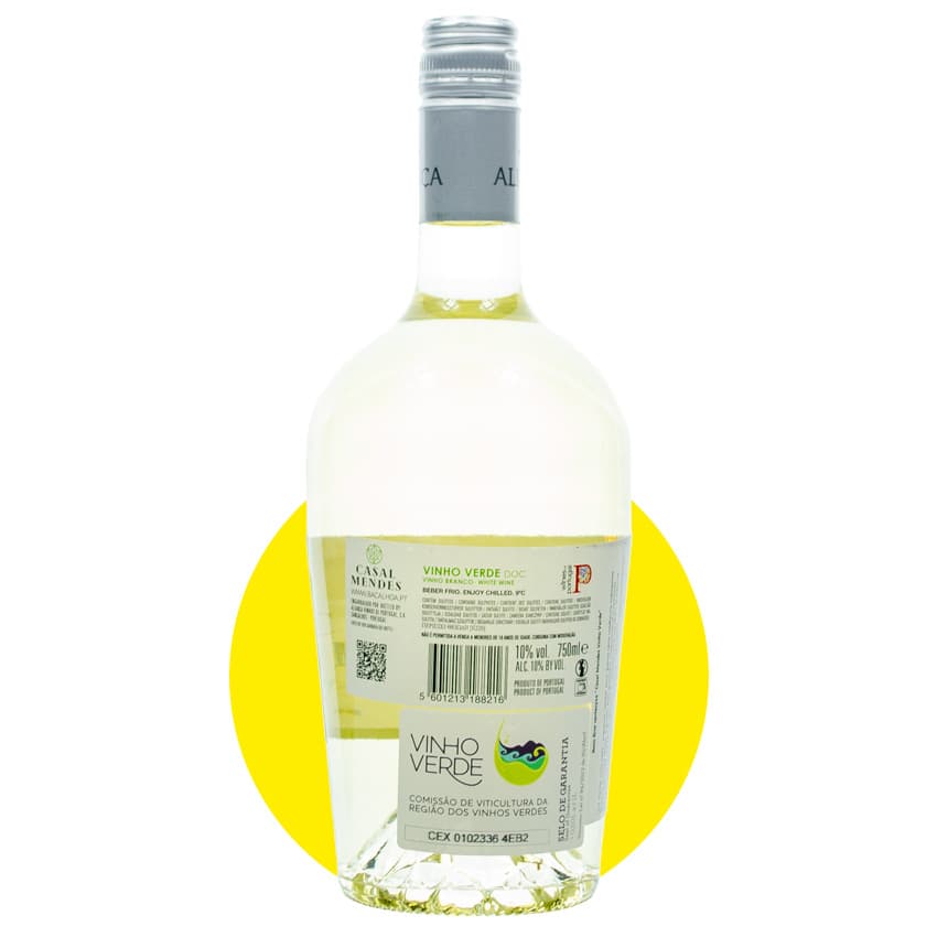 Вино "Casal Mentes Vinho Verde" біле напівсухе 0,75л 10,5%