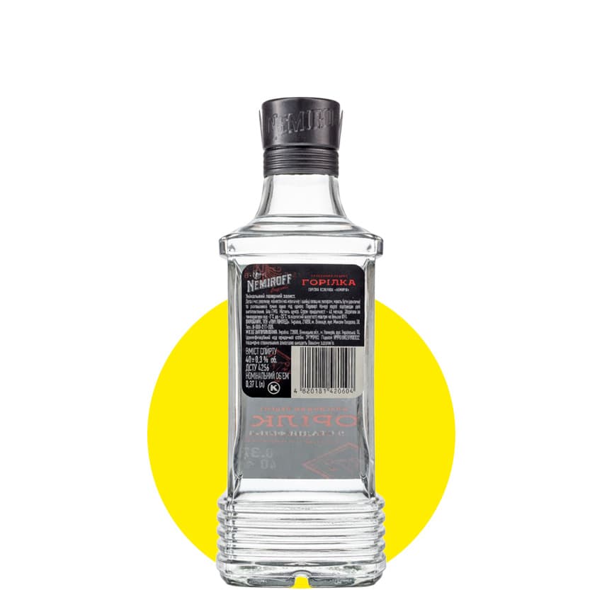 Горілка "Nemiroff" штоф 0,37л 40%