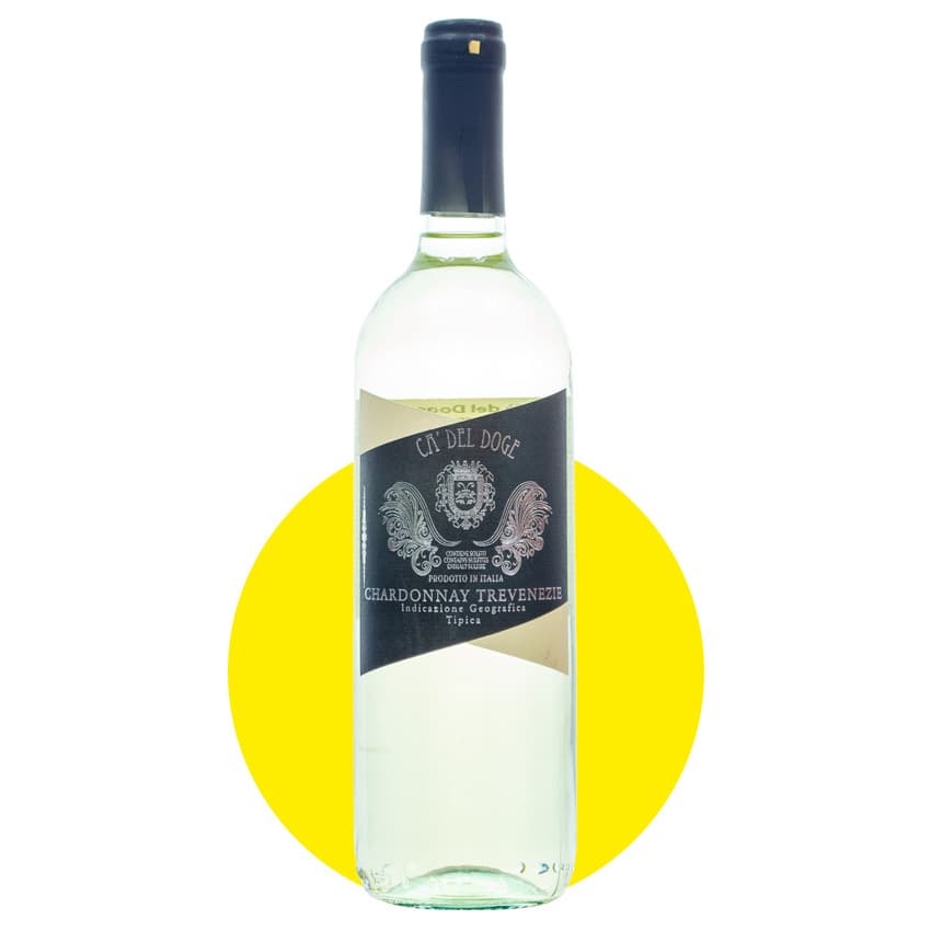 Вино "Tombacco Ca´ del Doge Chardonnay Veneto" біле сухе 0,75л 11%
