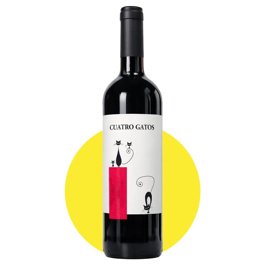 Вино "Cuatro Gatos Cabernet Sauvignon" червоне сухе 0,75л 12%