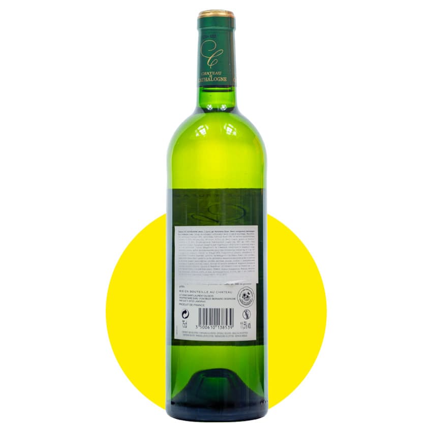 Вино "Chateau de Cathalogne" біле напівсухе 0,75л 12,5%
