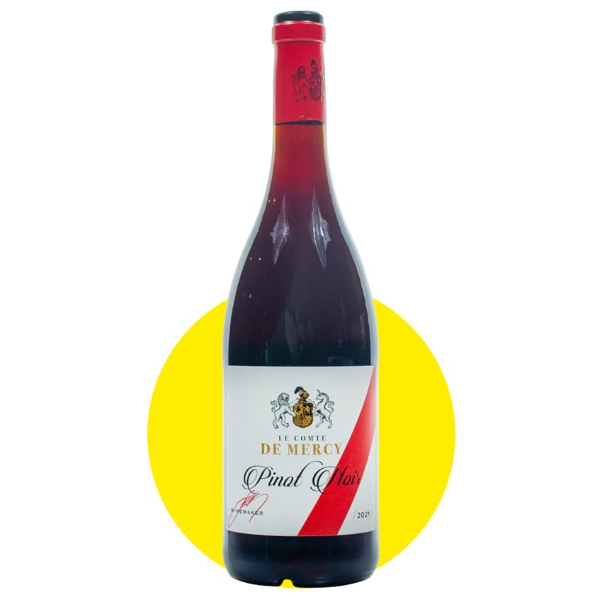 Вино "Le Comte de Mercy Pinot Noir" червоне сухе 0,75л 12,5%