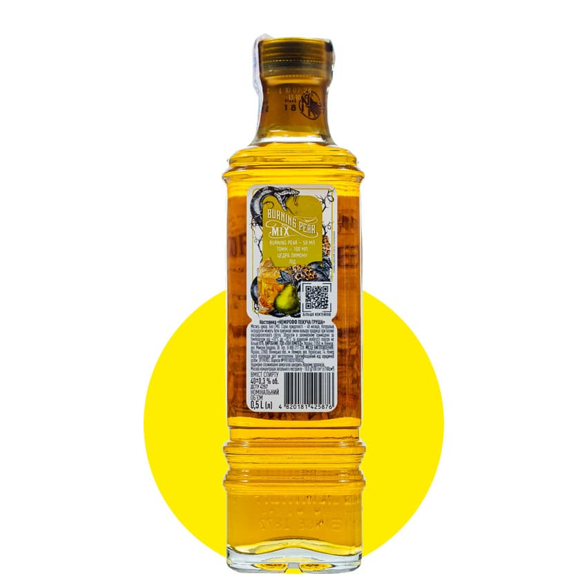 Настоянка "Nemiroff" Пекуча Груша De Luxe 0,5л 40%