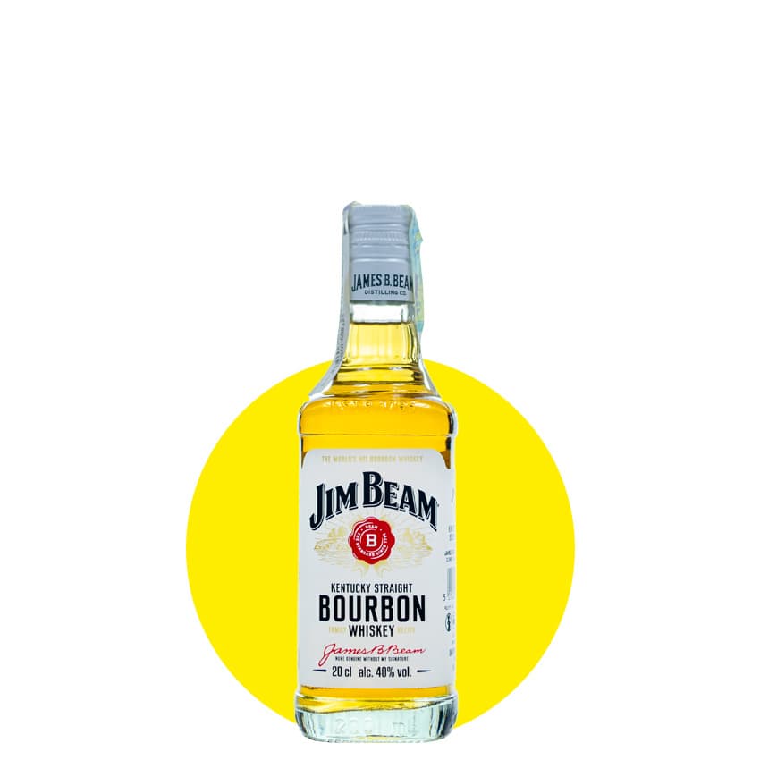 Бурбон "Jim Beam" White 0,2л 40%