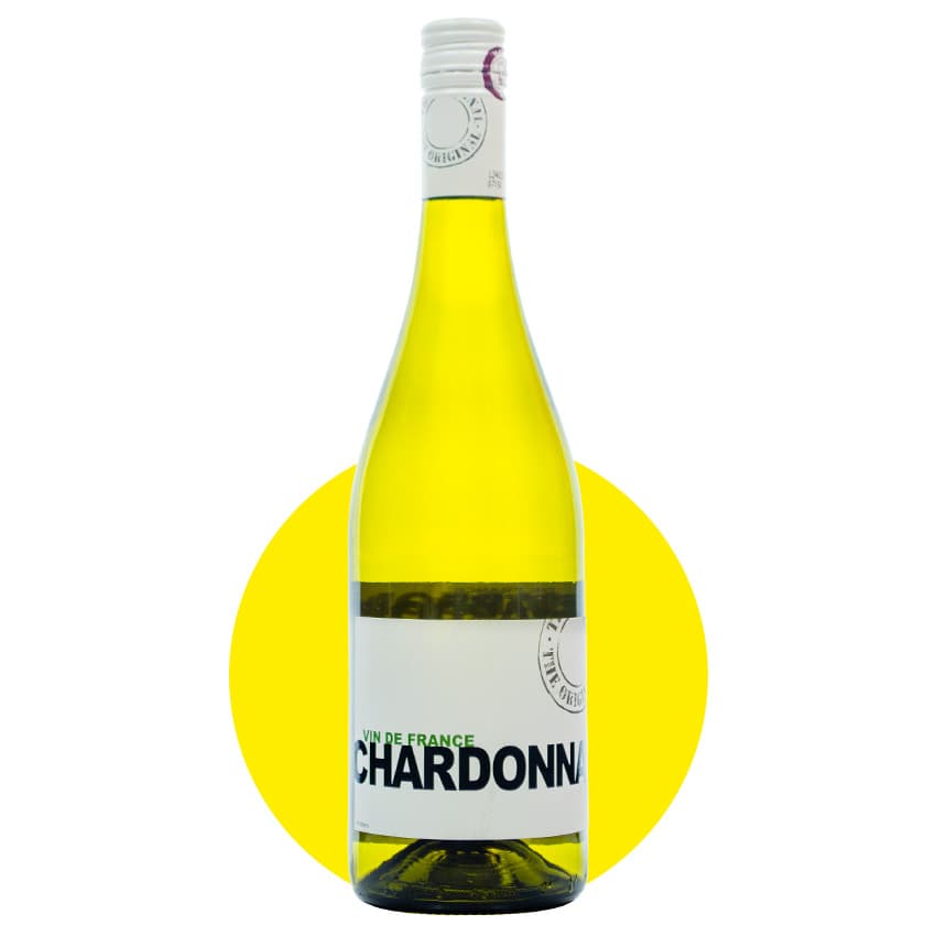 Вино "The Original Vin de France Chardonnay" біле сухе 0,75л 14,5%