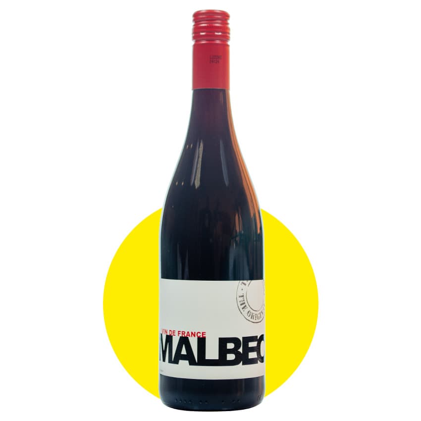Вино "The Original Vin de France Malbec" червоне сухе 0,75л 12,5%