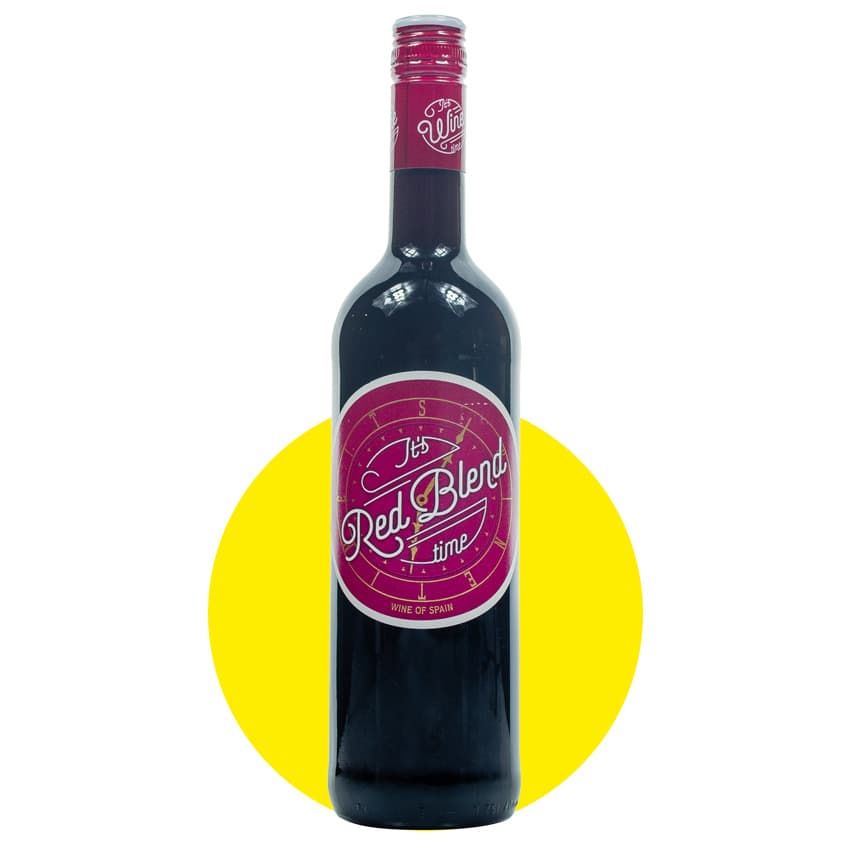 Вино "It's Wine Time Red Blend" червоне напівсухе 0,75л 13%