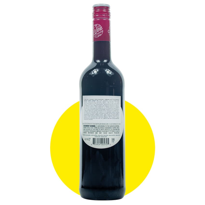 Вино "It's Wine Time Red Blend" червоне напівсухе 0,75л 13%