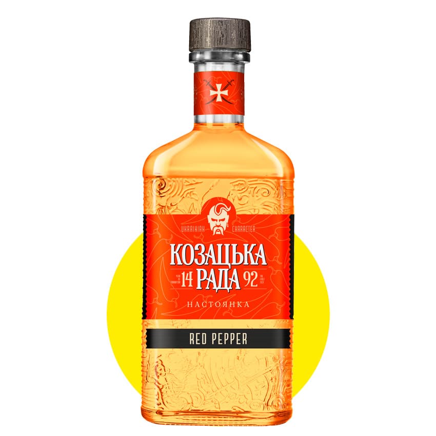 Настоянка "Козацька рада" Перцева 0,5л 40%