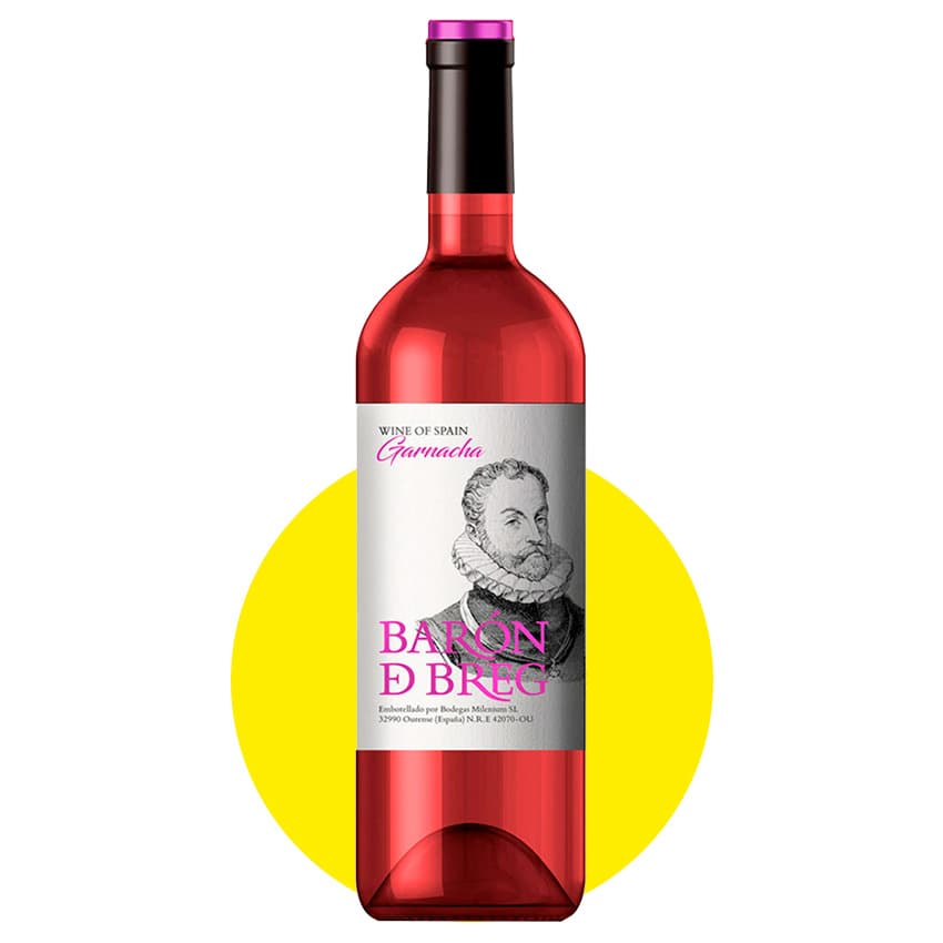 Вино "Baron de Breg Garnacha" рожеве сухе 0,75л 11,5%