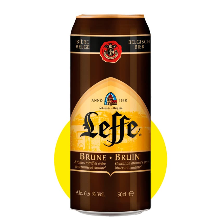 Пиво "Leffe Brune" темне 0,5л 6,5% ж/б