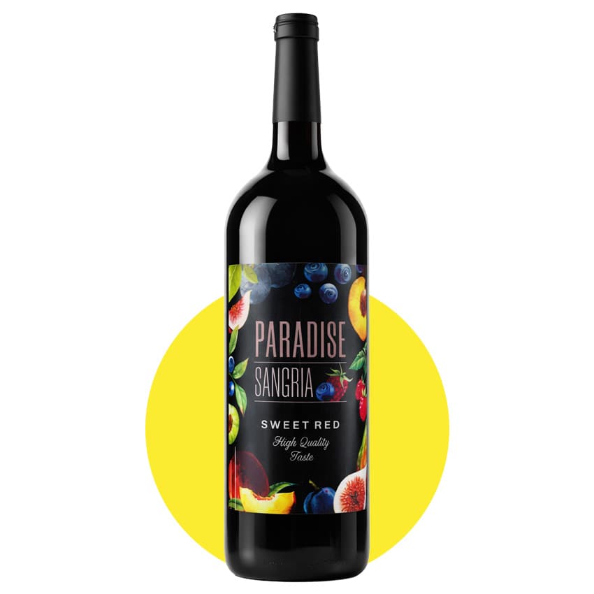 Сангрія "Paradise Sangria" червона солодка 1,5л 7,5%
