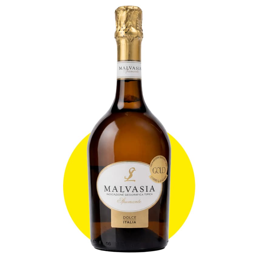 Вино ігристе "SL Malvasia Spumante Dolce" біле напівсолодке 0,75л 7,5%