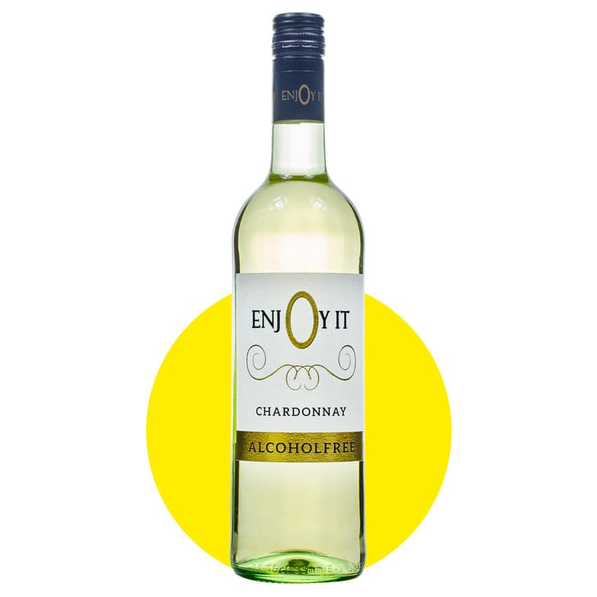 Напій безалкогольний винний "EnjOy it Chardonnay" білий 0,75л 0,5%