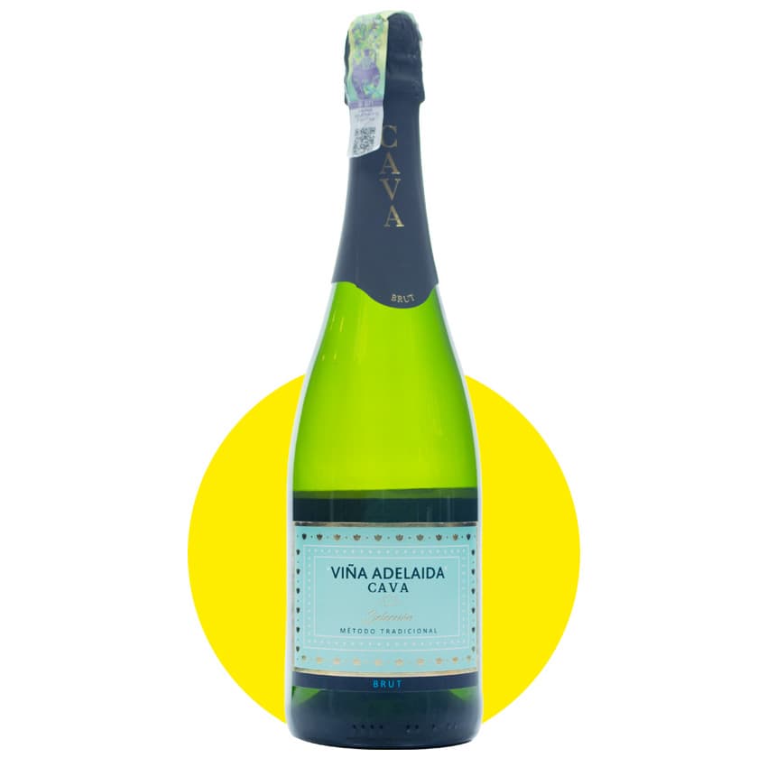 Вино ігристе "Adelaida Cava Brut" біле брют 0,75л 11,5%