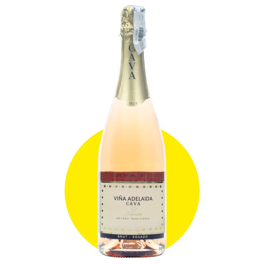 Вино ігристе "Adelaida Cava Brut" рожеве брют 0,75л 11,5% - зображення 1