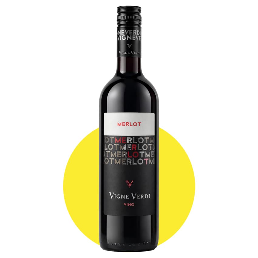 Вино "Vigne Verdi Merlot" червоне сухе 0,75л 11%
