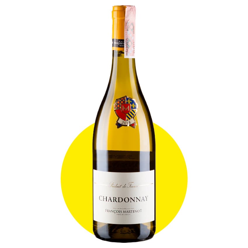 Вино "Francois Martenot Chardonnay" біле сухе 0,75л 12,5%