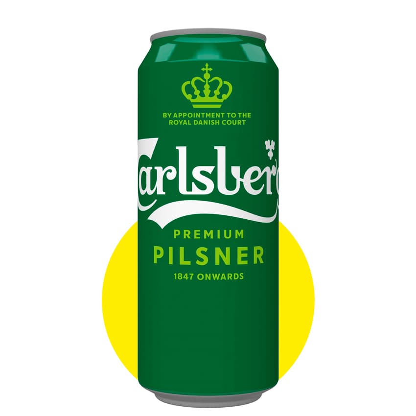 Пиво "Carlsberg" світле 0,5л 5% ж/б