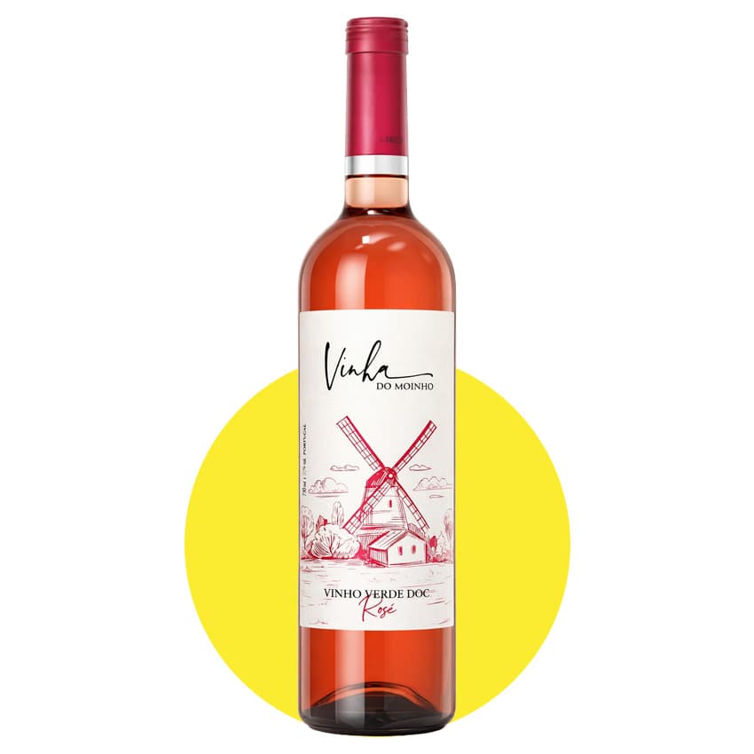 Вино "Vinha do Moinho Vinho Verde" рожеве напівсухе 0,75л 10%