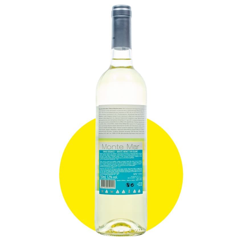 Вино "Monte Mar White" біле сухе 0,75л 12%