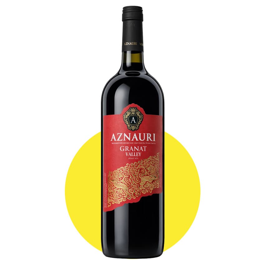 Вино "Aznauri Granato Valley" червоне напівсолодке 1,5л 9-13%