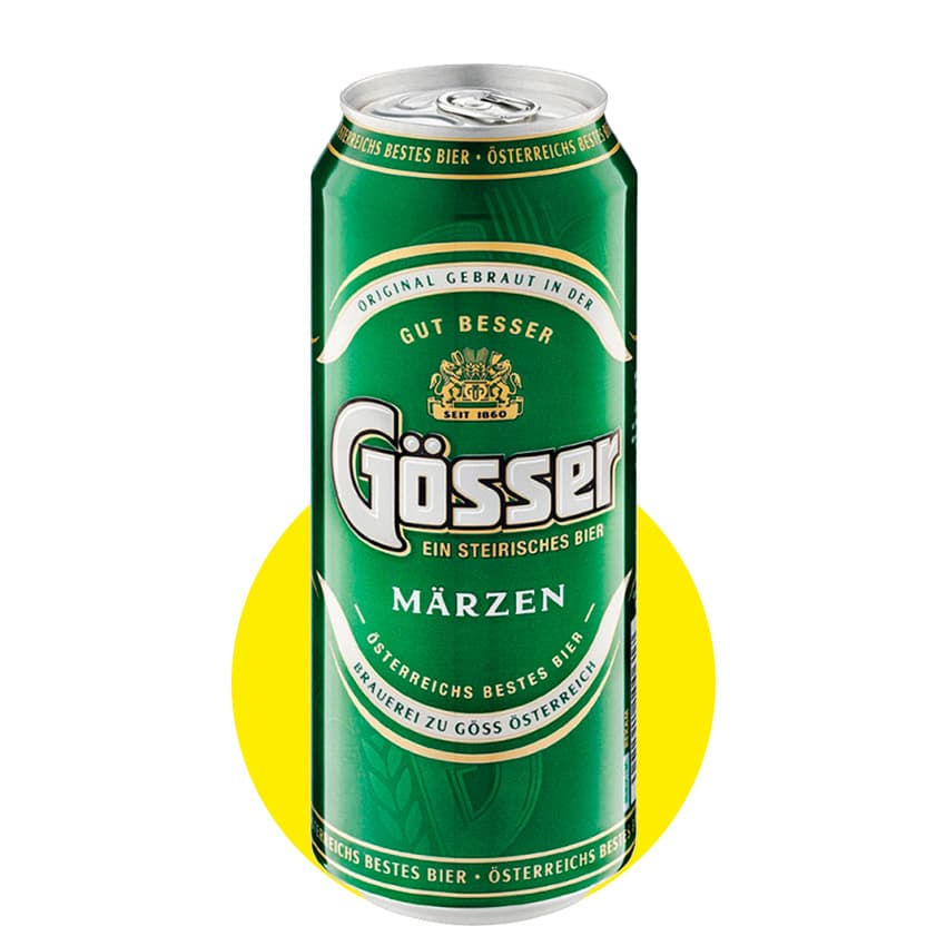 Пиво "Gosser Märzen" світле 0,5л 5,2% ж/б