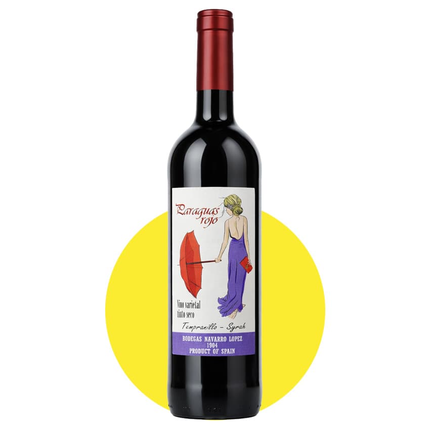 Вино "Paraguas Rojo Tempranillo-Syrah" червоне сухе 0,75л 12%
