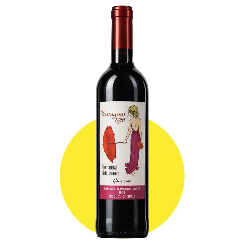 Вино "Paraguas Rojo Garnacha" червоне напівсухе 0,75 12%