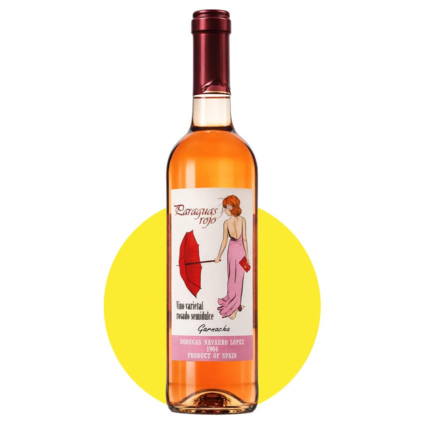 Вино "Paraguas Rojo Garnacha Rosado" рожеве напівсолодке 0,75 10,5%