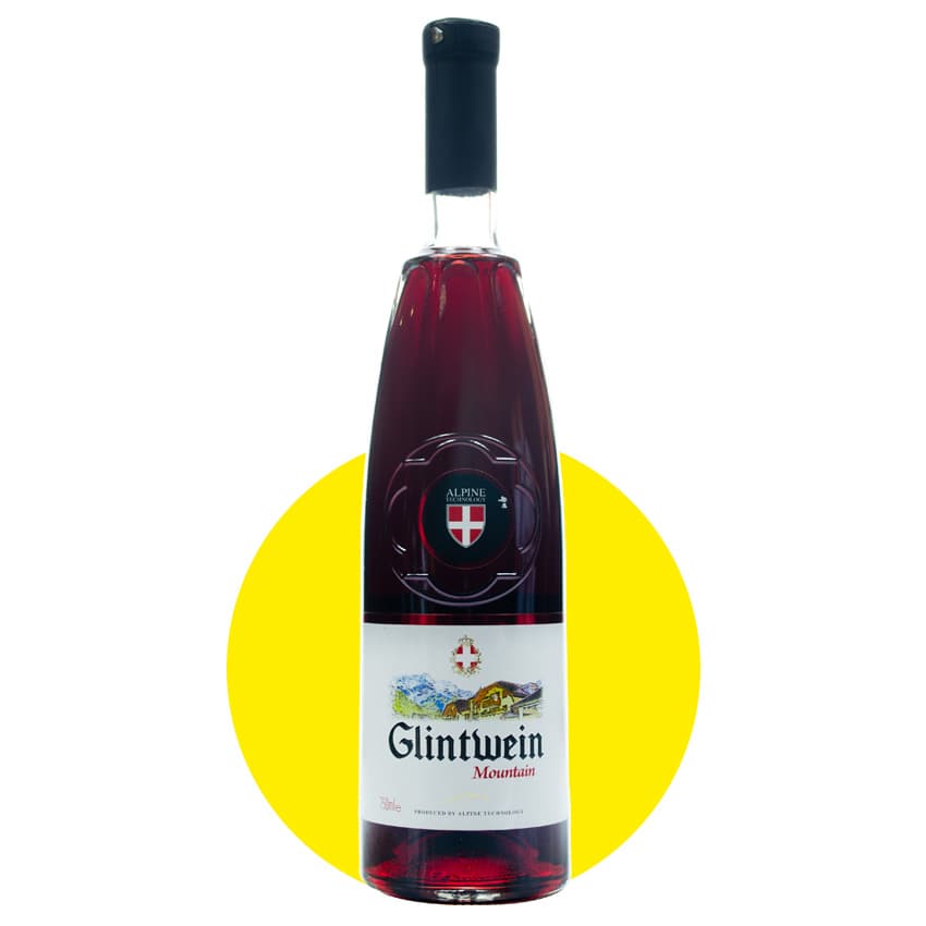 Напій винний "Mountain Glintwein" червоний солодкий 0,75л 8%