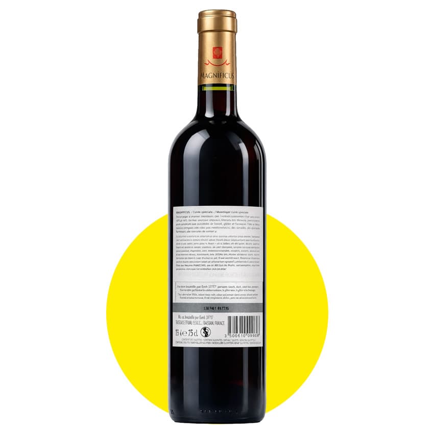 Вино "Magnificus Rouge Sec" червоне сухе 0,75л 11%