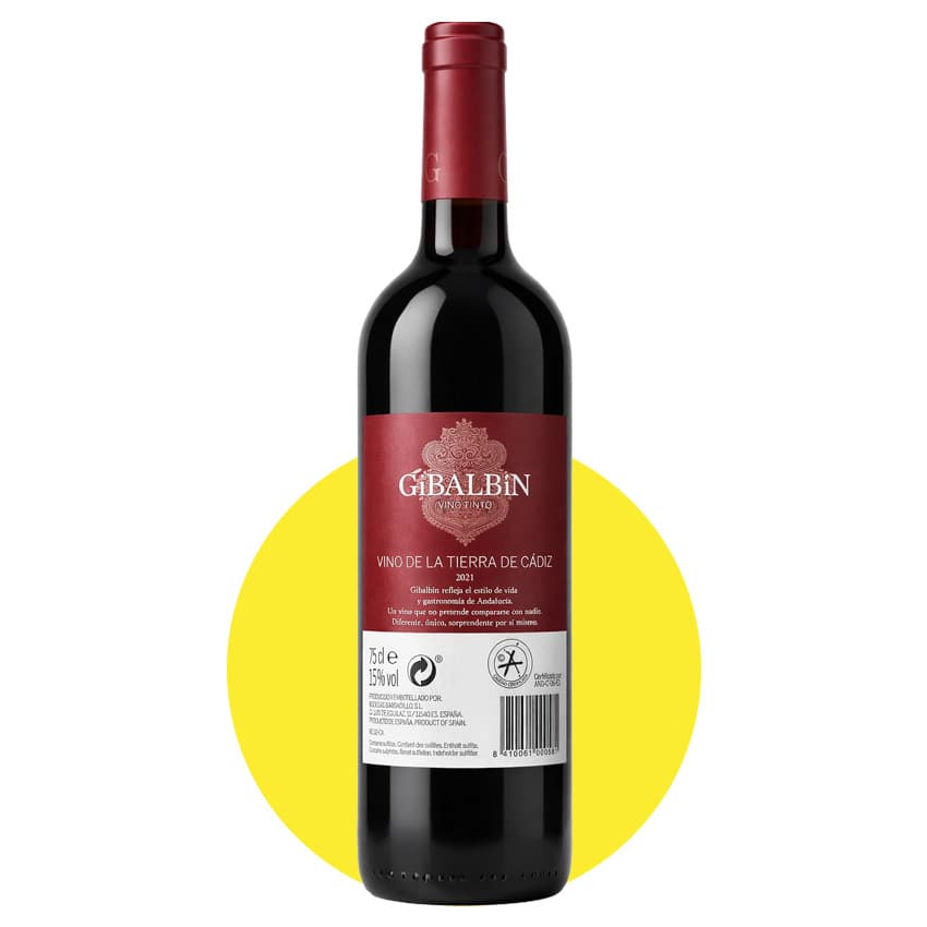 Вино "Gibalbin Vino Tinto" червоне сухе 0,75л 15%