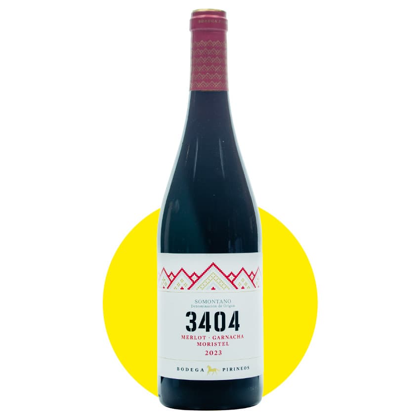 Вино "3404 Pirineos Tinto" червоне сухе 0,75л 13,5%