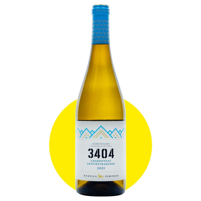 Вино "3404 Pirineos Blanco" біле сухе 0,75л 13,5%