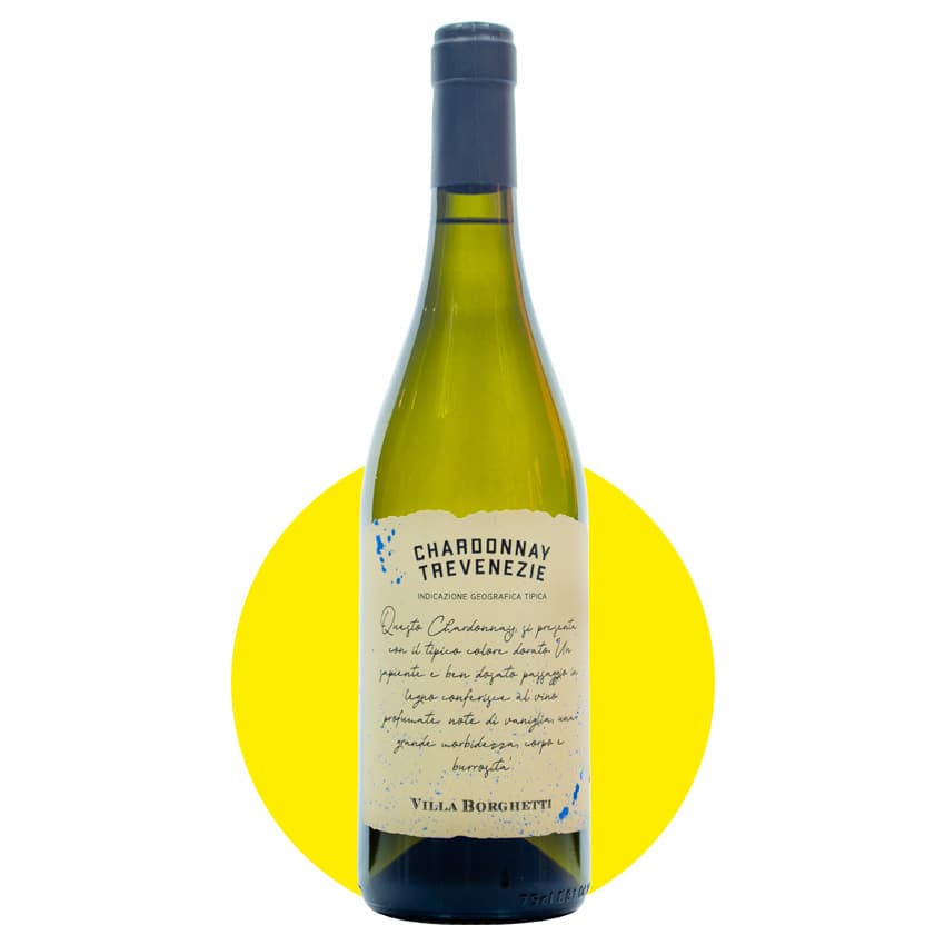 Вино "Villaborghetti Chardonnay" біле сухе 0,75л 13%