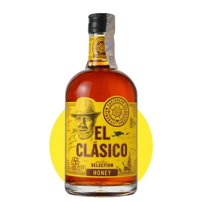 Напій на оcнові рому "El Clasico Honey" 0,5л 30%