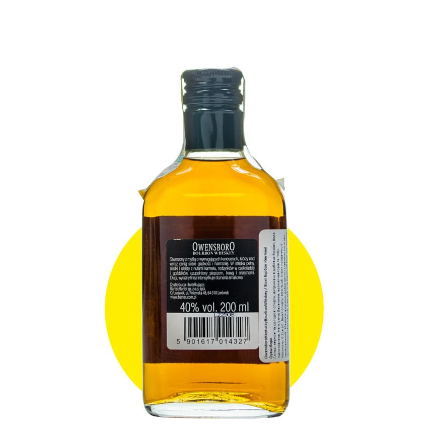 Бурбон "Owensboro Bourbon Whiskey" 0,2л 40%