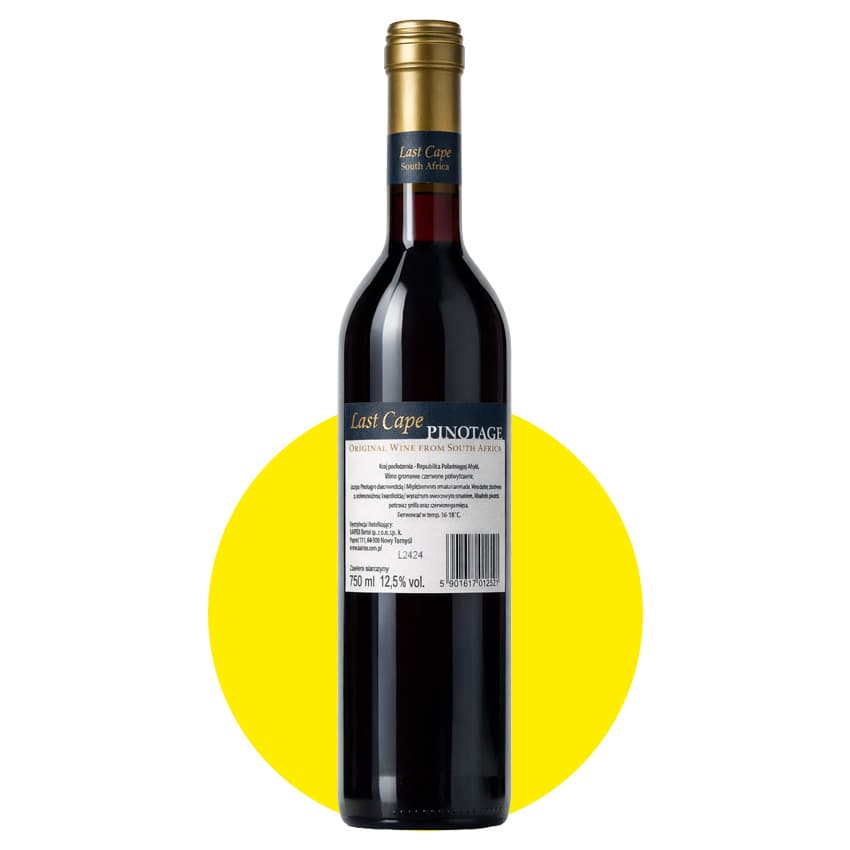 Вино "Last Cape Pinotage" червоне напівсухе 0,75л 12,5%