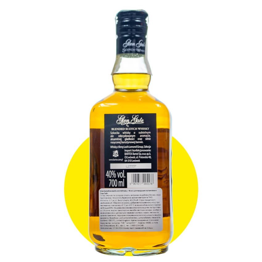 Віскі "Glen Gate Scotch Whisky" 0,7л 40%