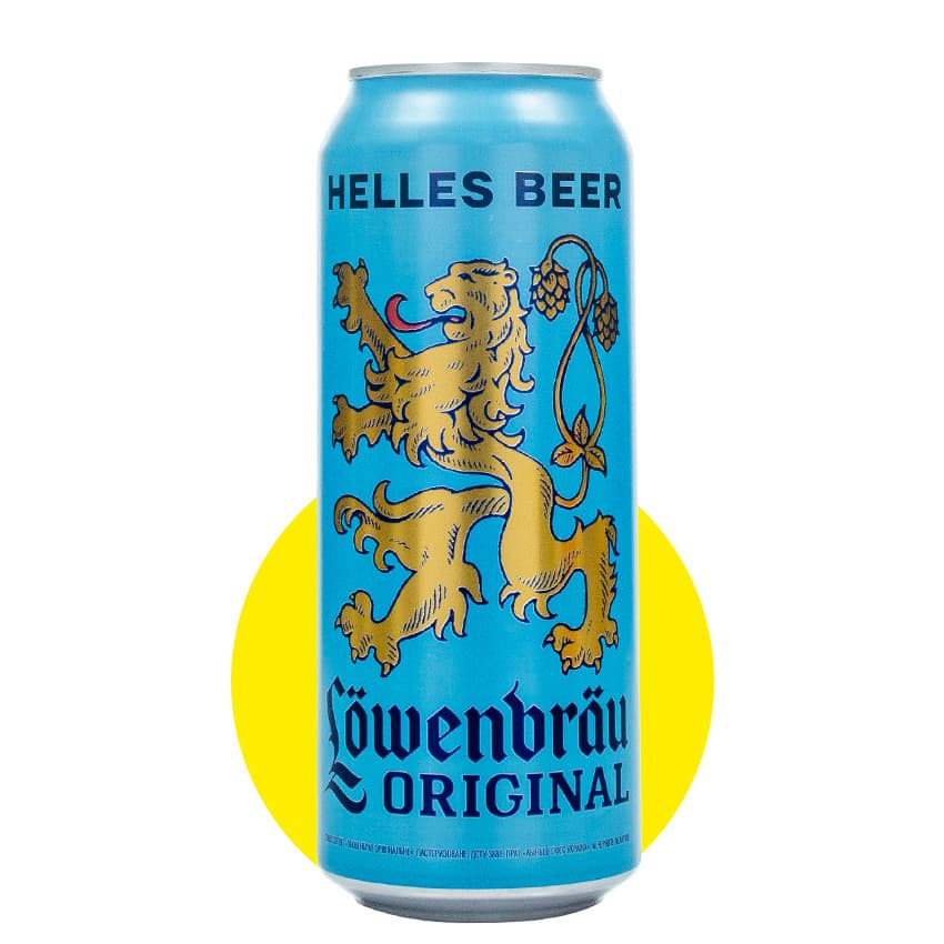 Пиво "Lowenbrau Original" світле 0,5л 5,1% ж/б