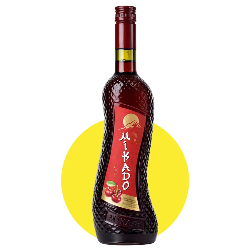 Напій винний "Mikado" вишня червоний солодкий 0,7л 6-6,9% - зображення 1