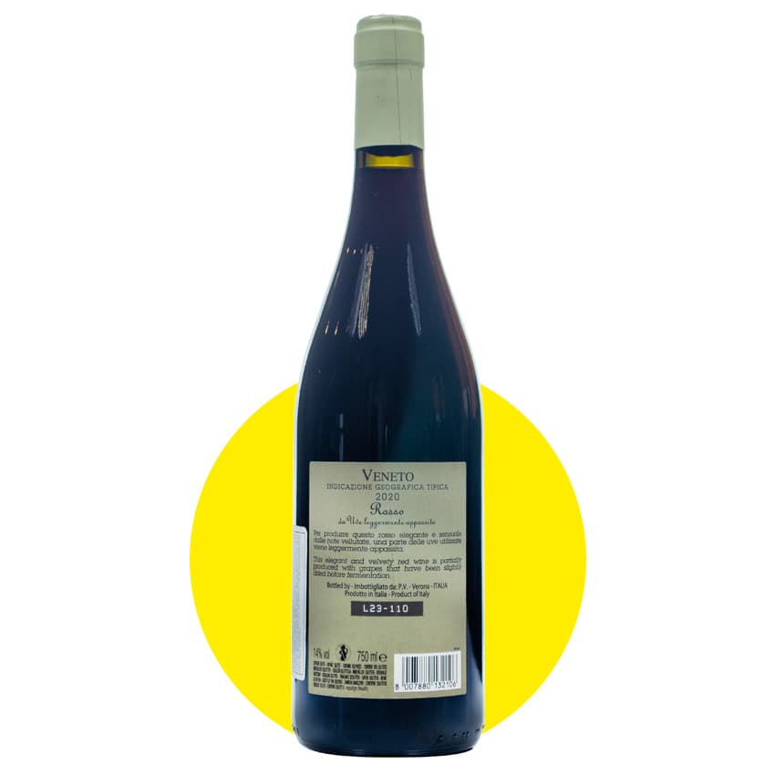 Вино "Vigneti Del Sole Apassimento Rosso" червоне напівсухе 0,75л 14%