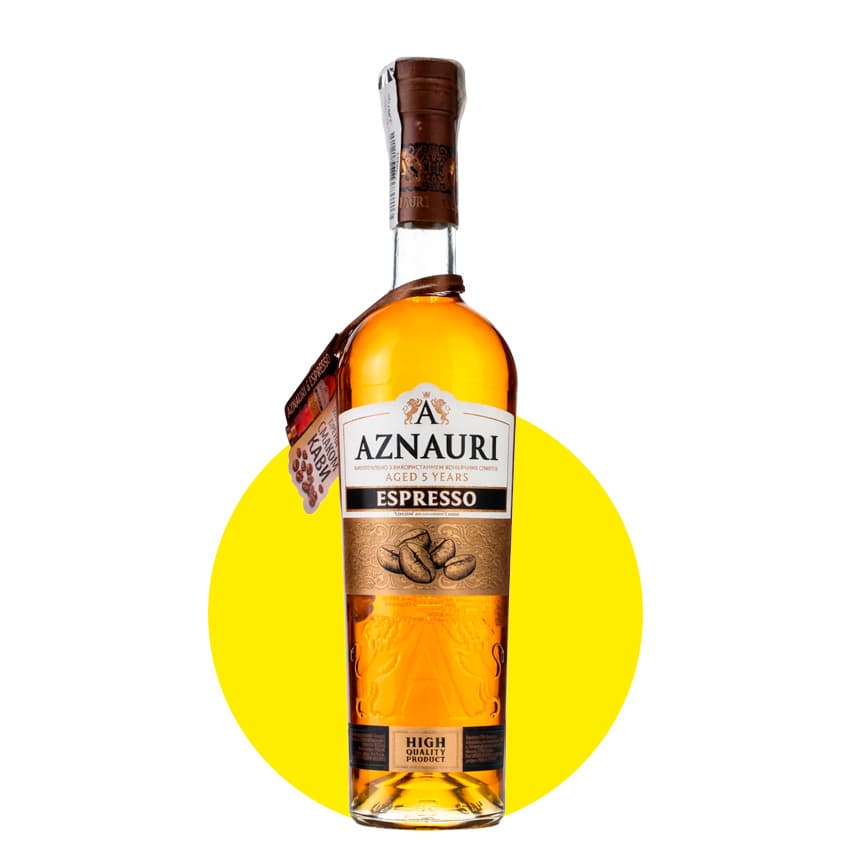 Напій алкогольний "Aznauri Espresso" 5 років 0,5л 30%