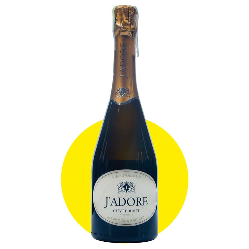 Вино ігристе "J'ADORE Glera" біле брют 0,75л 12%