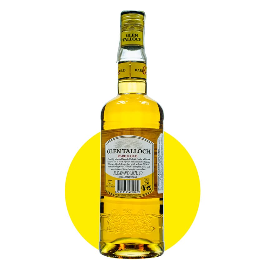 Віскі "Glen Talloch Rare & Old Blended Scotch Whisky" 0,7л 40%